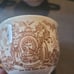 Alfred Meakin Fair Winds Sailor Fairwell Brown 7 Tea Cup / 9 Sauces New York S/S