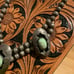 Native made shadowbox squash blossom style necklace