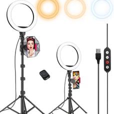 High Quality Ring Light with Adjustable Tripod Stand & Phone Holder - FREE SHIP