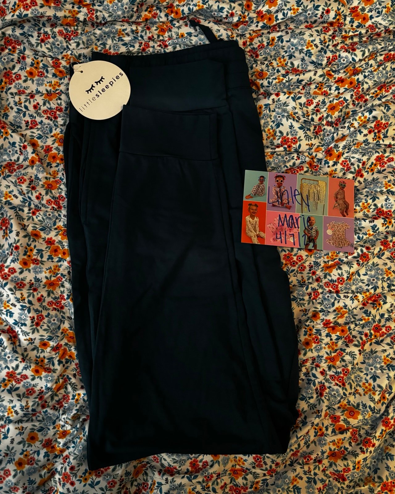 NWT little sleepies women’s twilight teal cozy pants