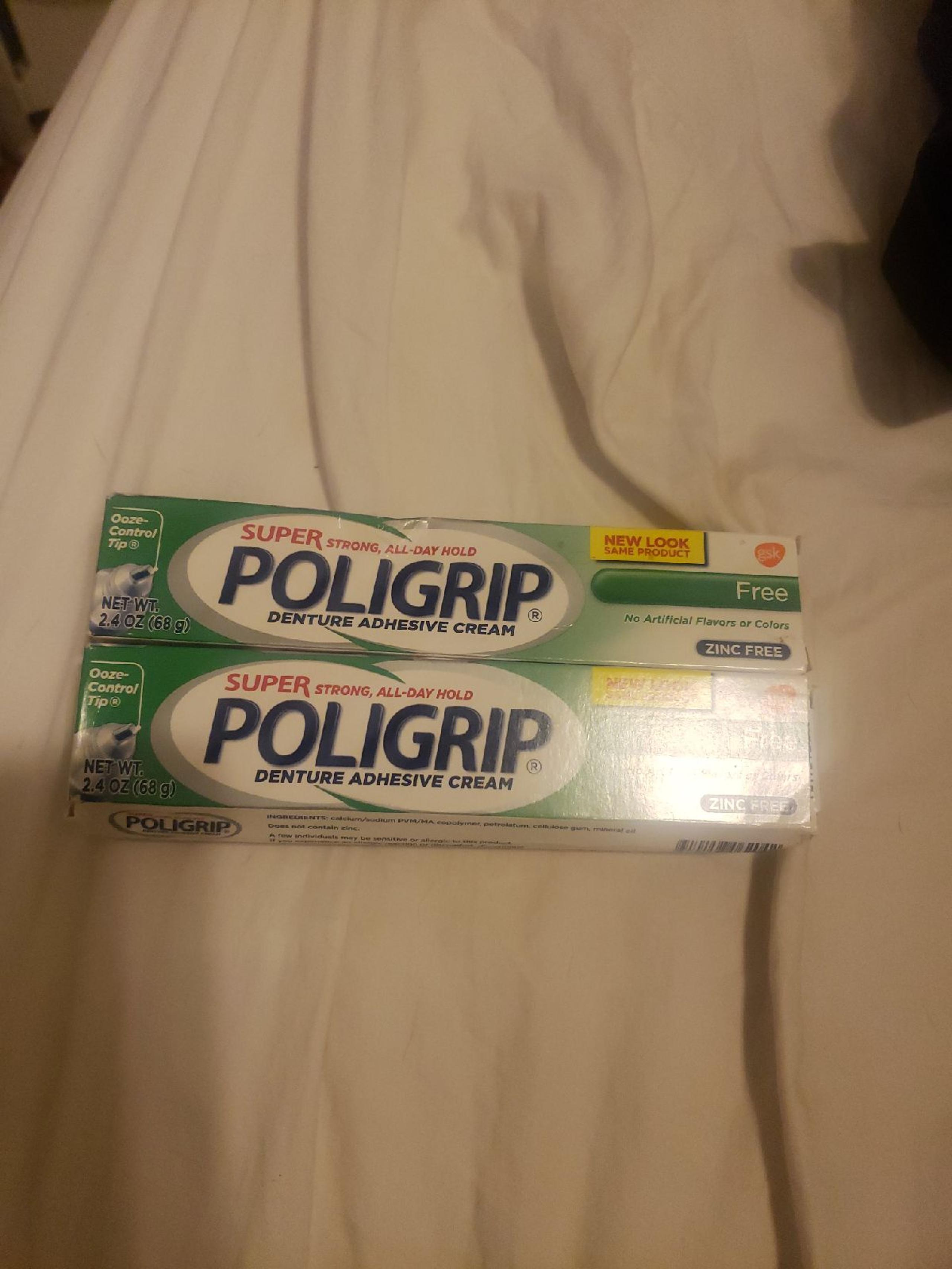 Poligrip Denture Adhesive Cream