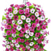 Artificial Faux Hanging Flowers Plants Baskets for Outdoor Spring Summer Decorat