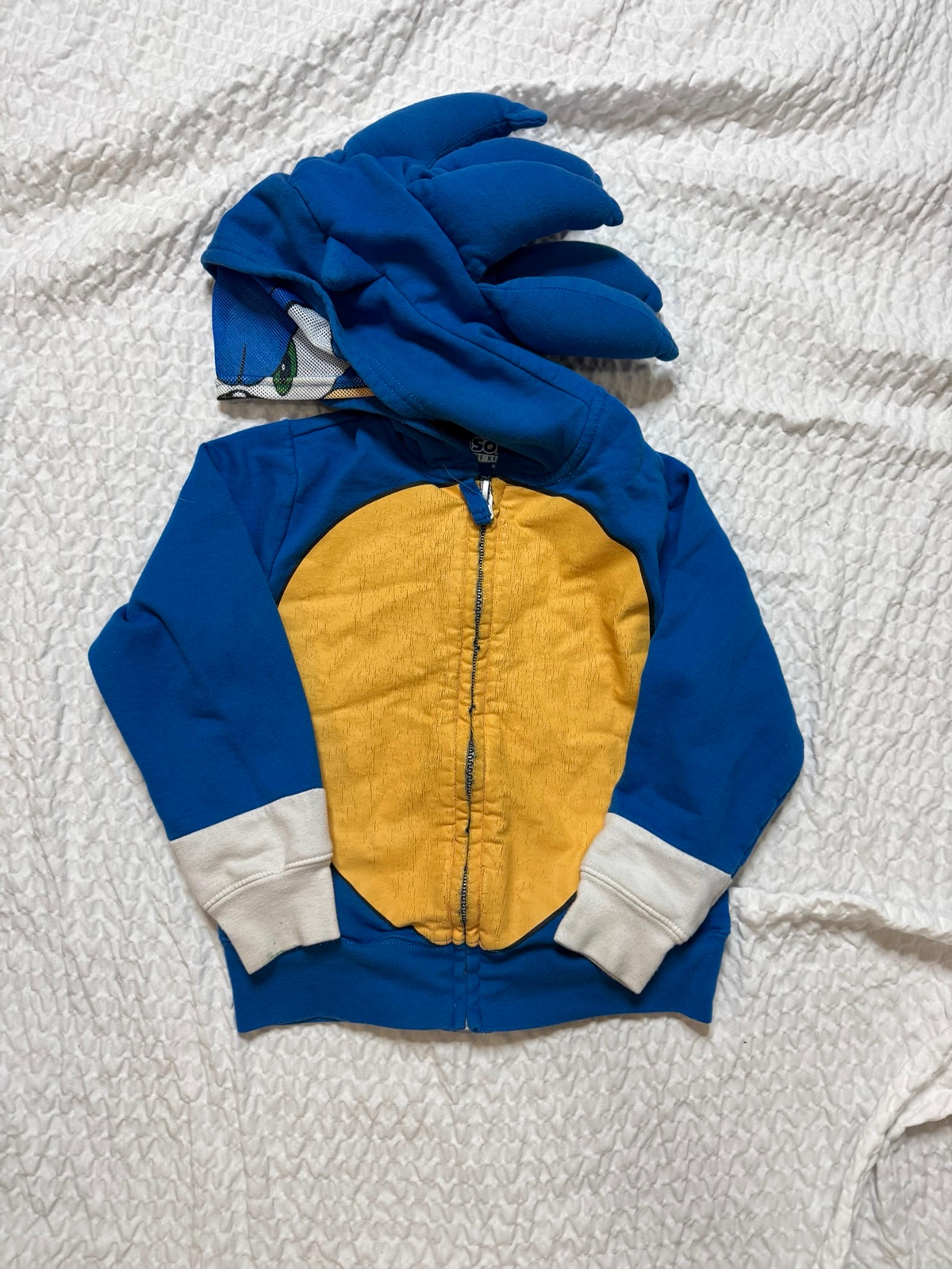 Sonic boys jacket size 5/6 blue - Sega