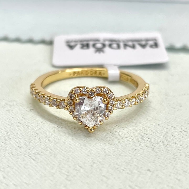 Pandora Elevated Heart Ring