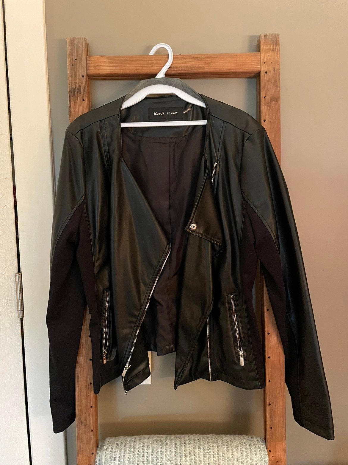 Faux Leather Jacket