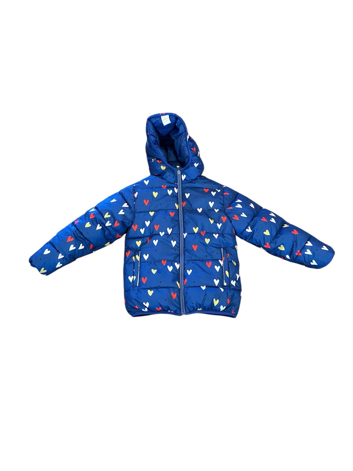 NWOT Hanna Andersson Girls Reversible Puffer Coat Size 8