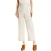 VERONICA BEARD Isley Pants sz 14 Beige Houndstooth High Rise Wide Leg Linen NWOT