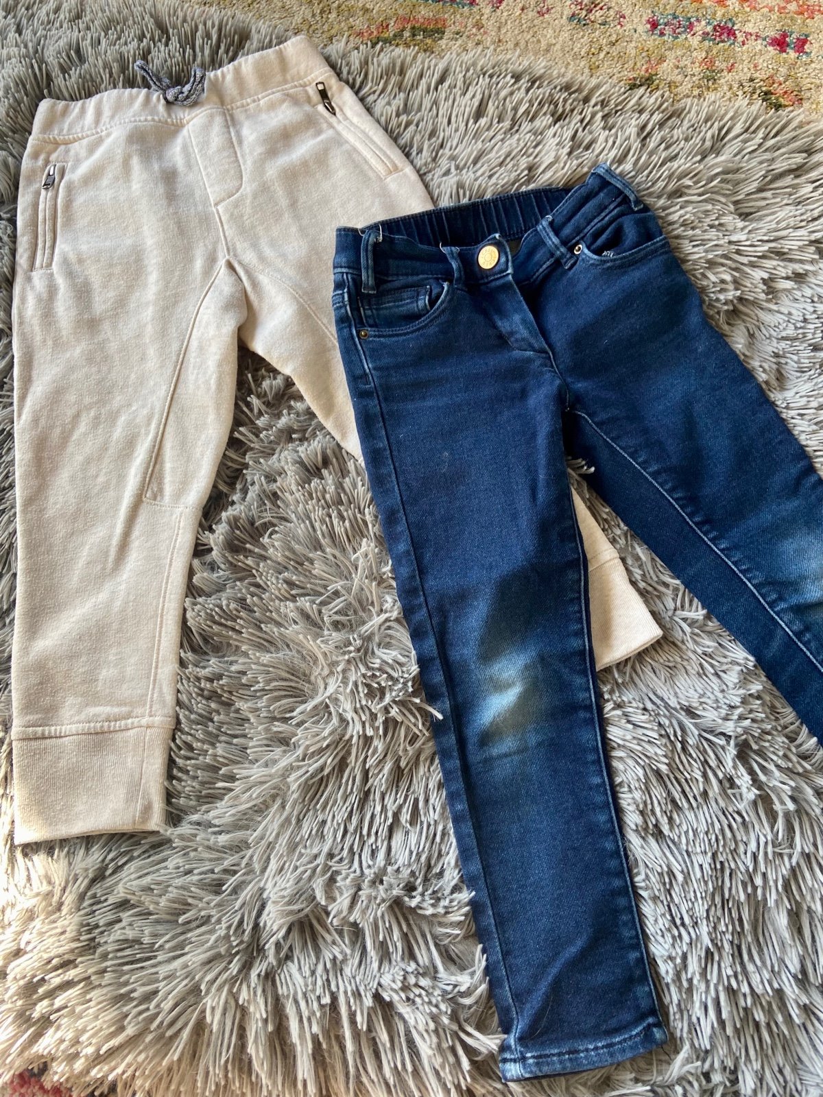 Crewcuts joggers and skinny jeans 5T