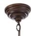 Somerset 5-Light Bronze Chandelier with Bell Shaped Frosted Glass Shades