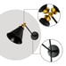 Adjustable swing arm wall light sconce