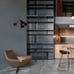 Adjustable swing arm wall light sconce