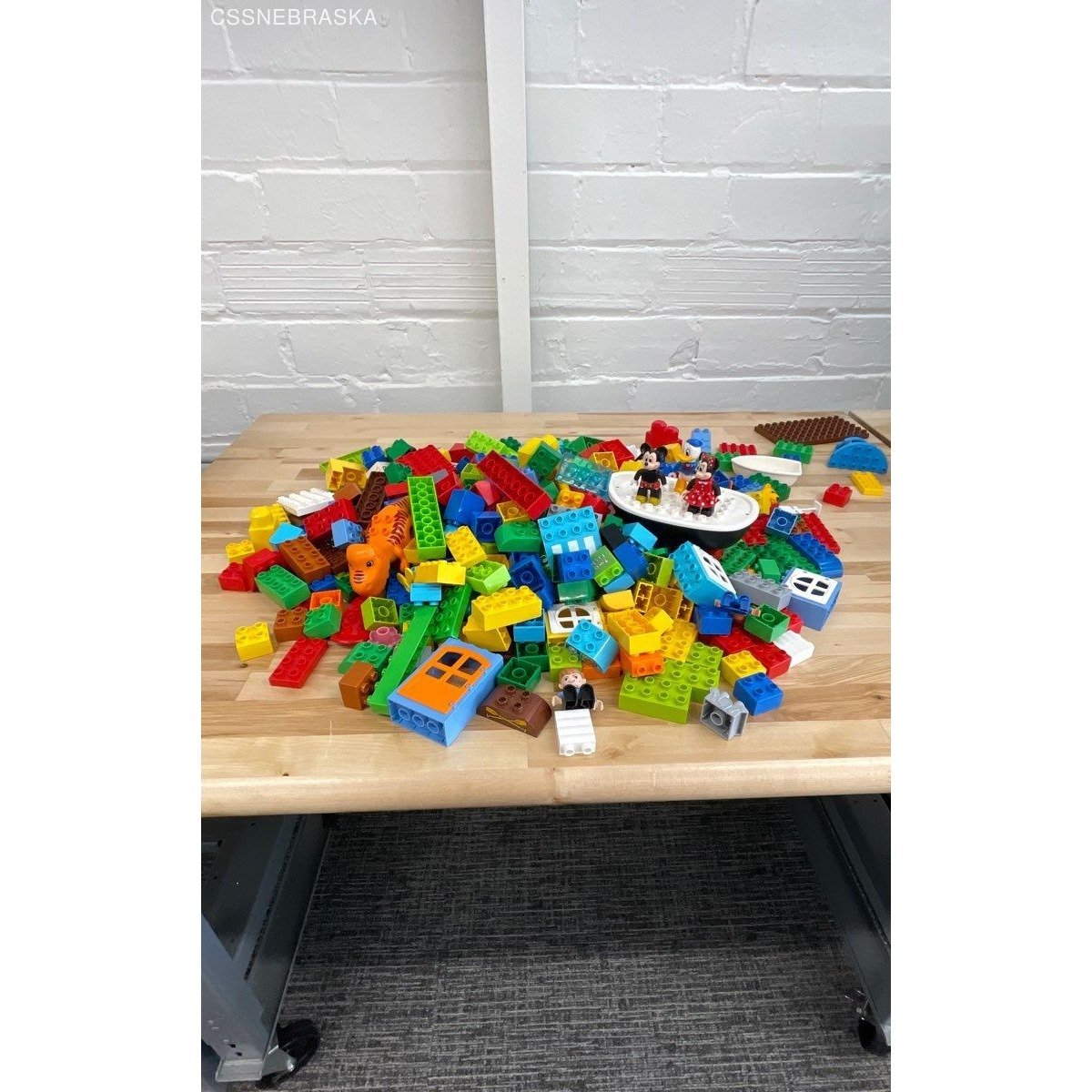 LEGO DUPLO BLOCKS - 9.4 lbs of blocks ready for building.