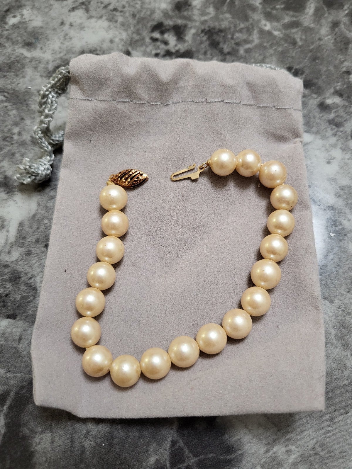 14K Faux Pearl Bracelets