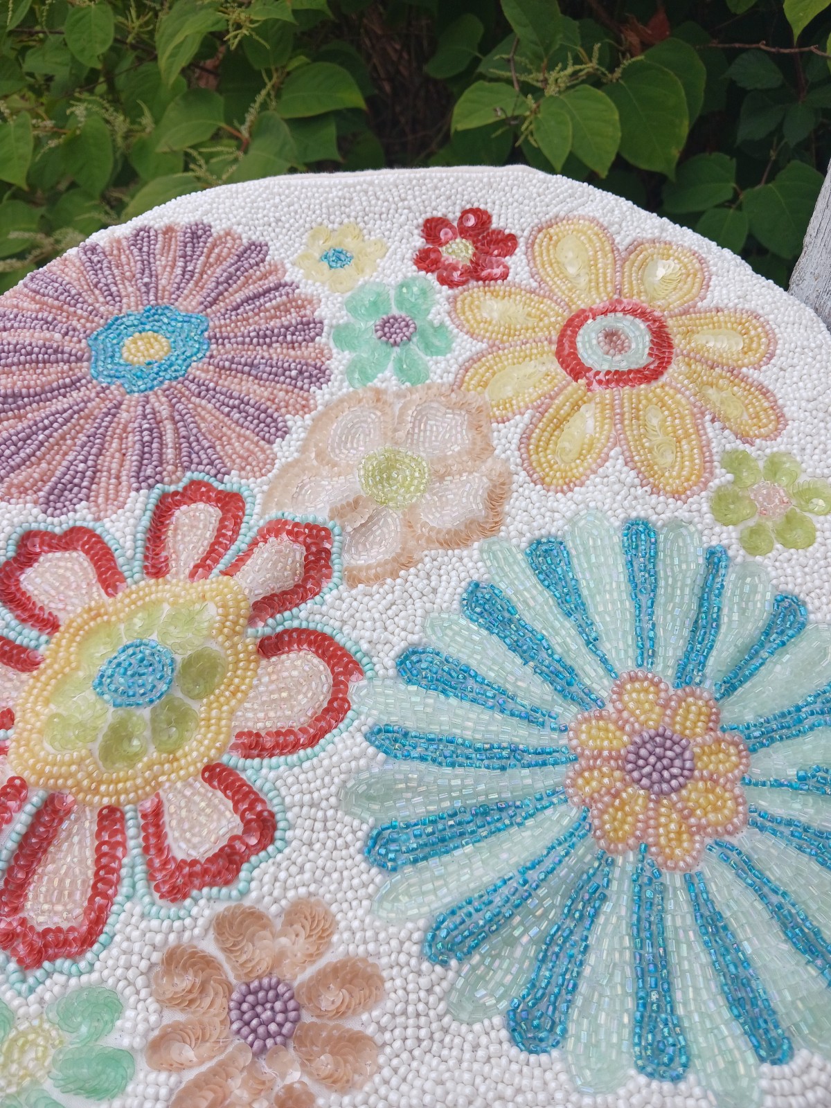 Pier 1 beaded pillow case