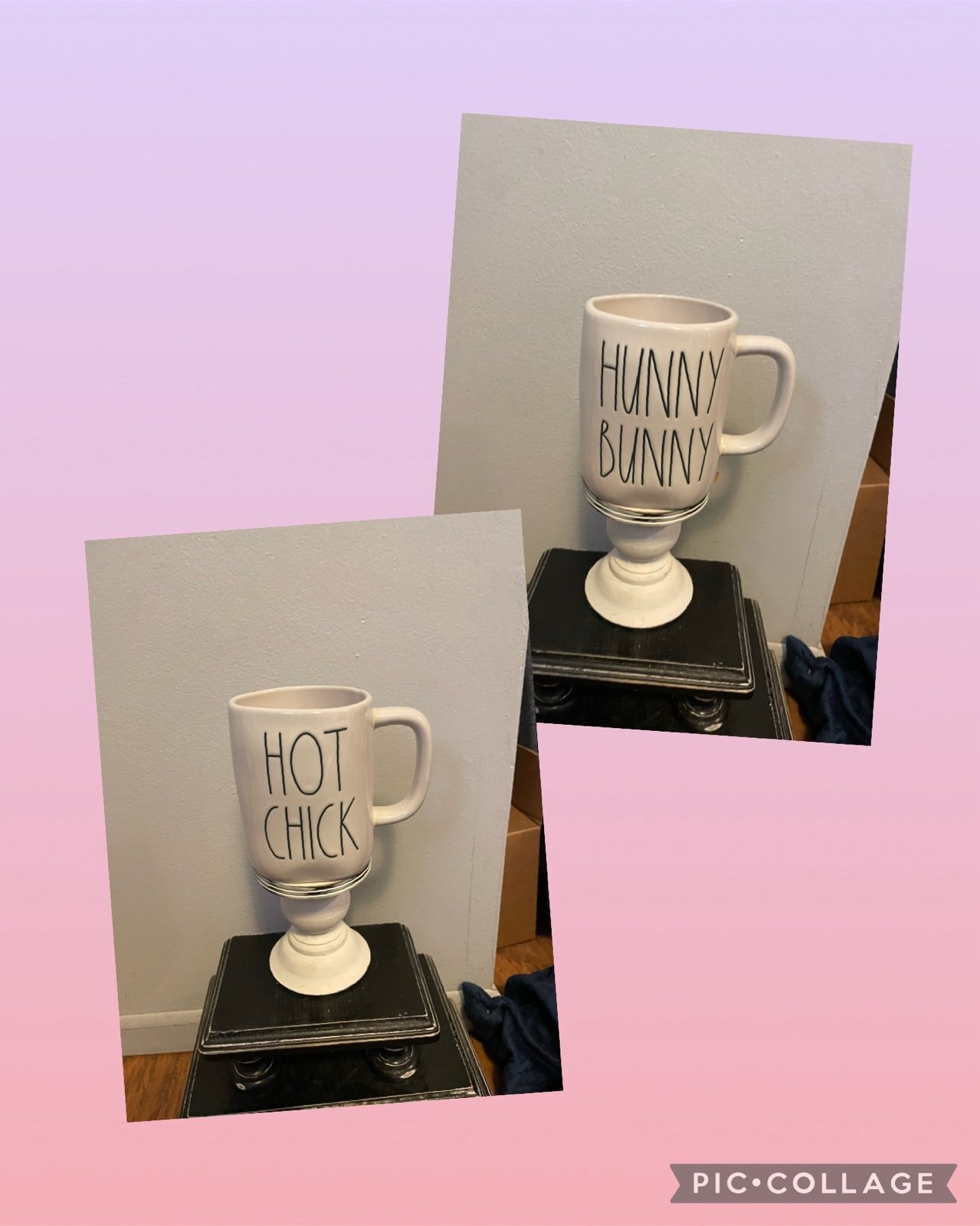 Rae Dunn HUNNY BUNNY Mug Set