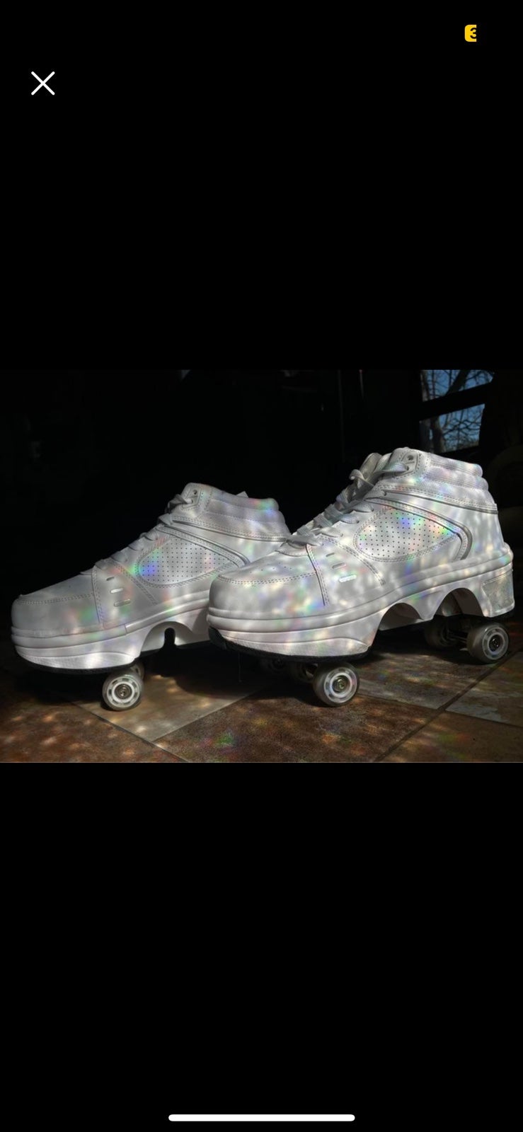 2 in 1 roller skate shoes