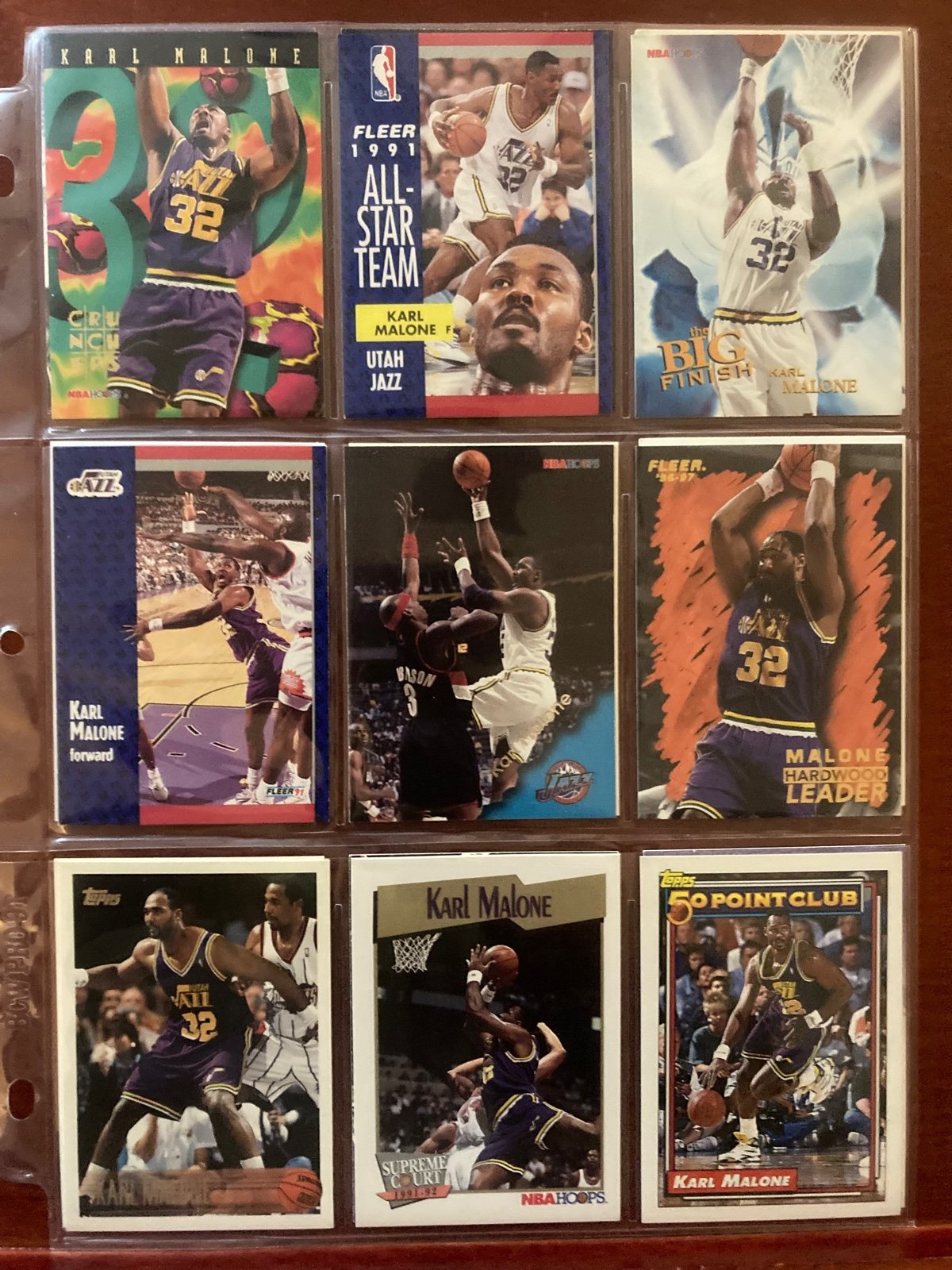 Lot of Karl Malone basketball cards48 cardsmint condition no duplicates