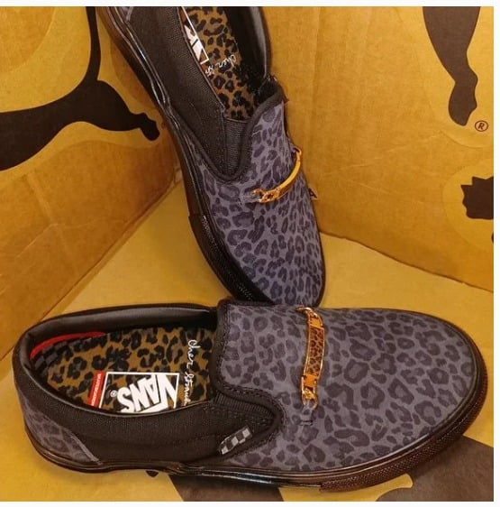 Vans Men's 3.5/Women's 5 Skate Slip-On Cher Strauberry/Cheetah VN0A5FCA9CY