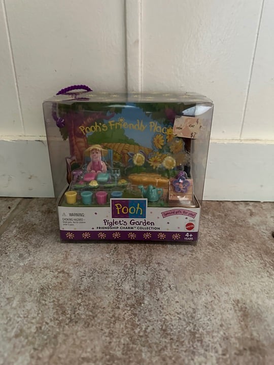 Vintage 1999 Mattel Pooh's Friendly Places Piglet's Garden-New