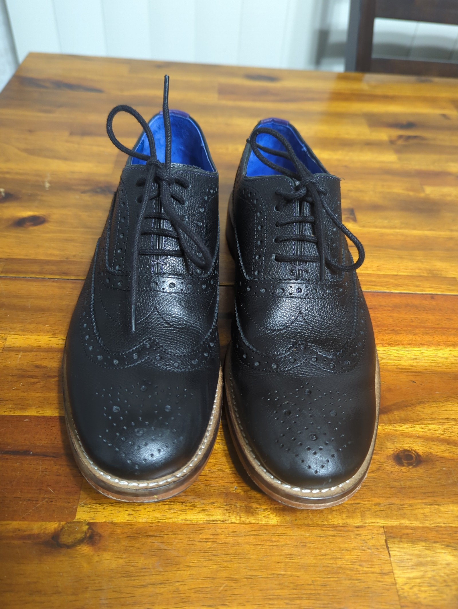 Ted Baker GURI 7 wing tip shoes size men 8