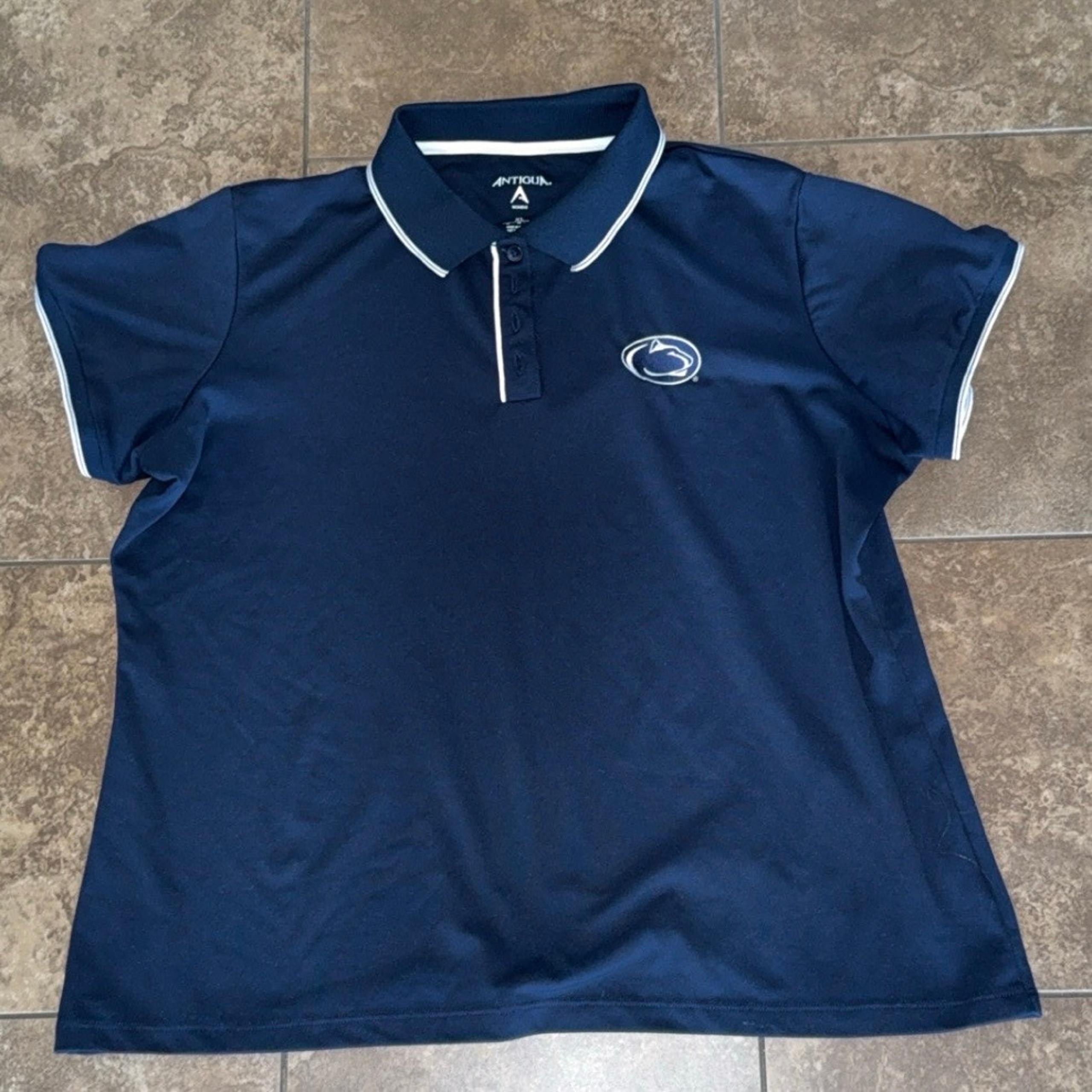 Women’s size extra large, Penn State polo, ANTIGUA brand
