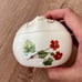 Vintage Minton Pumpkin Shape “Sugar Bowl” Florals Bone China Made In England