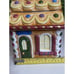 Kurt Adler Gingerbread House Cookie Jar Gumdrops Ceramic Vintage In Original Box