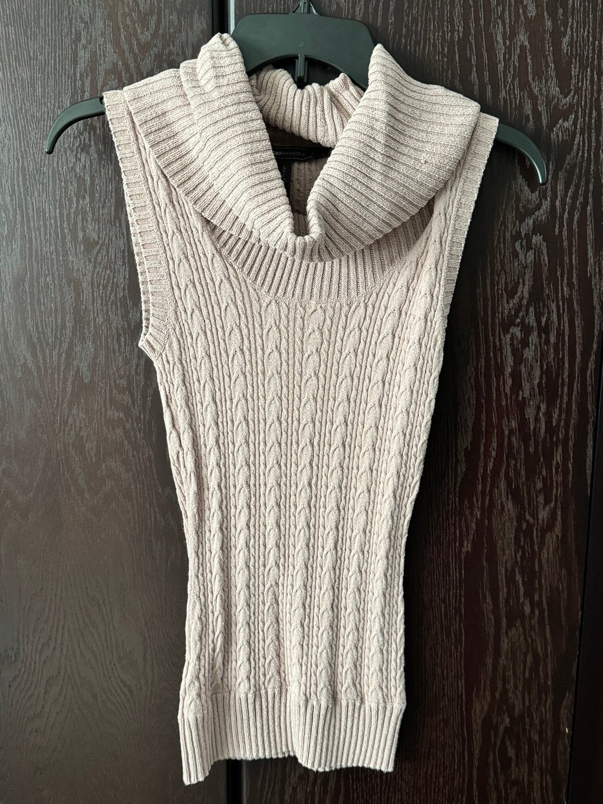 bcbgmaxazria Cowl neck sleeveless sweater