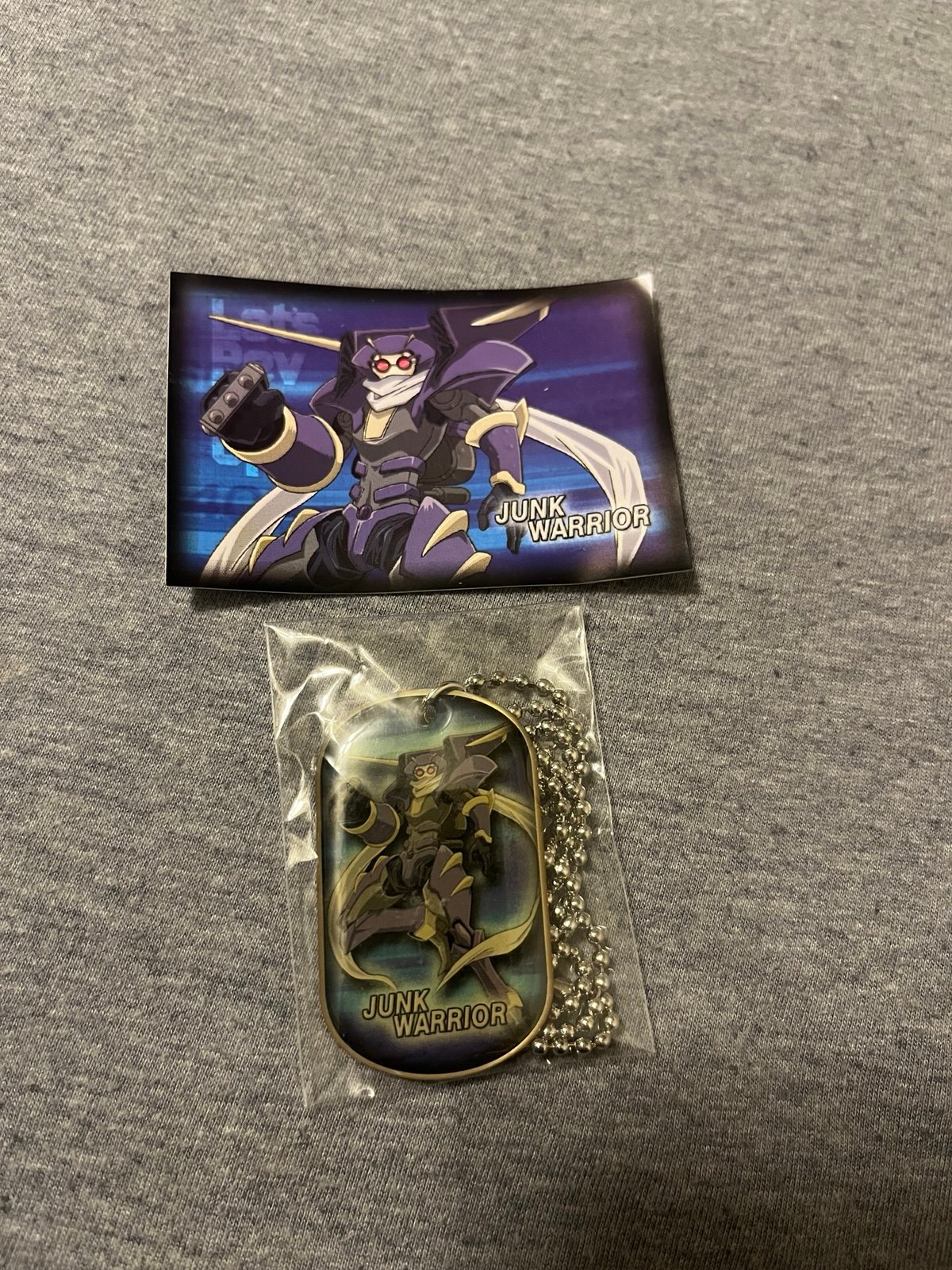 Yugioh 5ds Junk warrior dog tag sealed