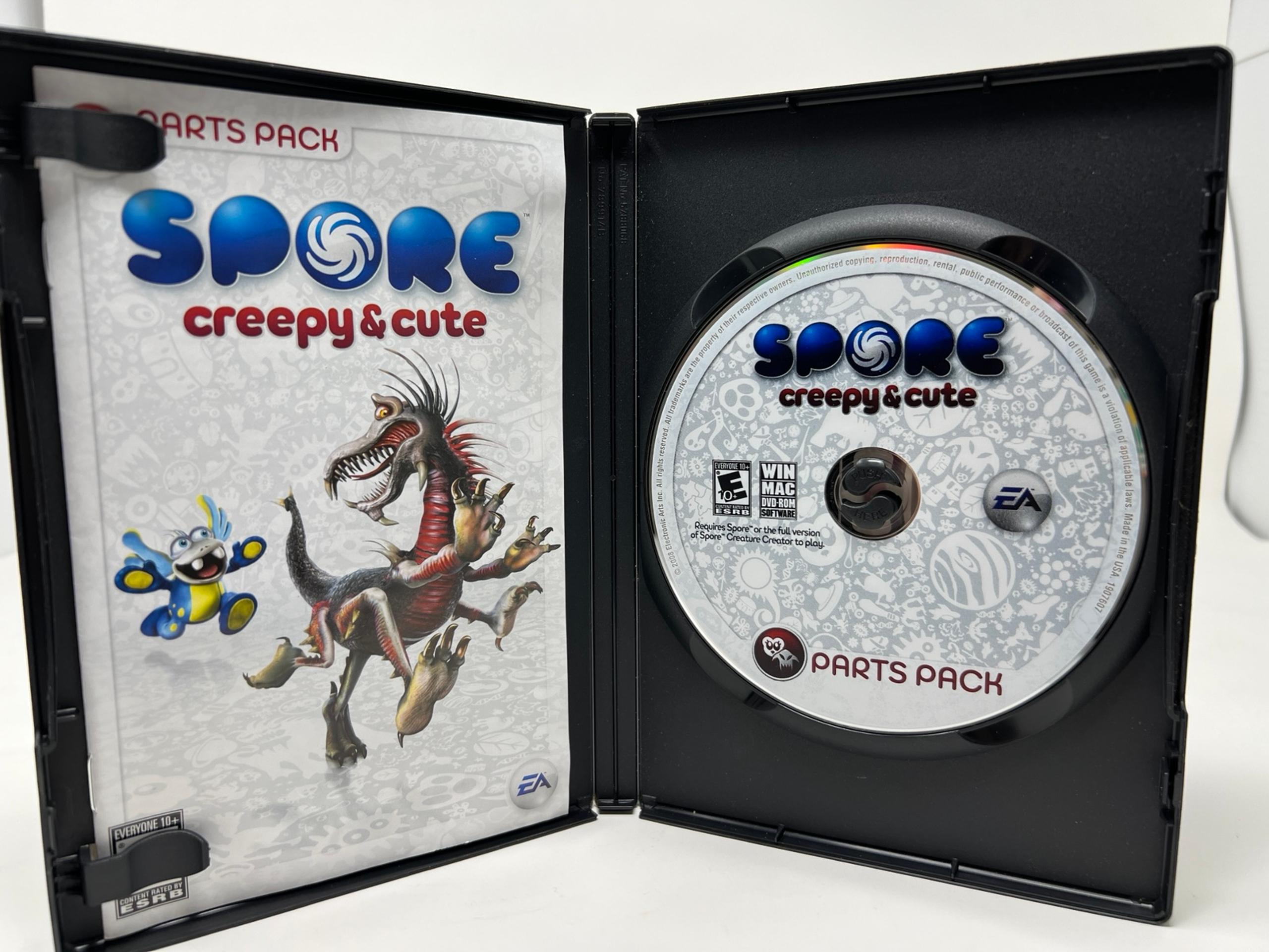Spore Creepy & Cute - PC Game (Disc + Box + Manual)
