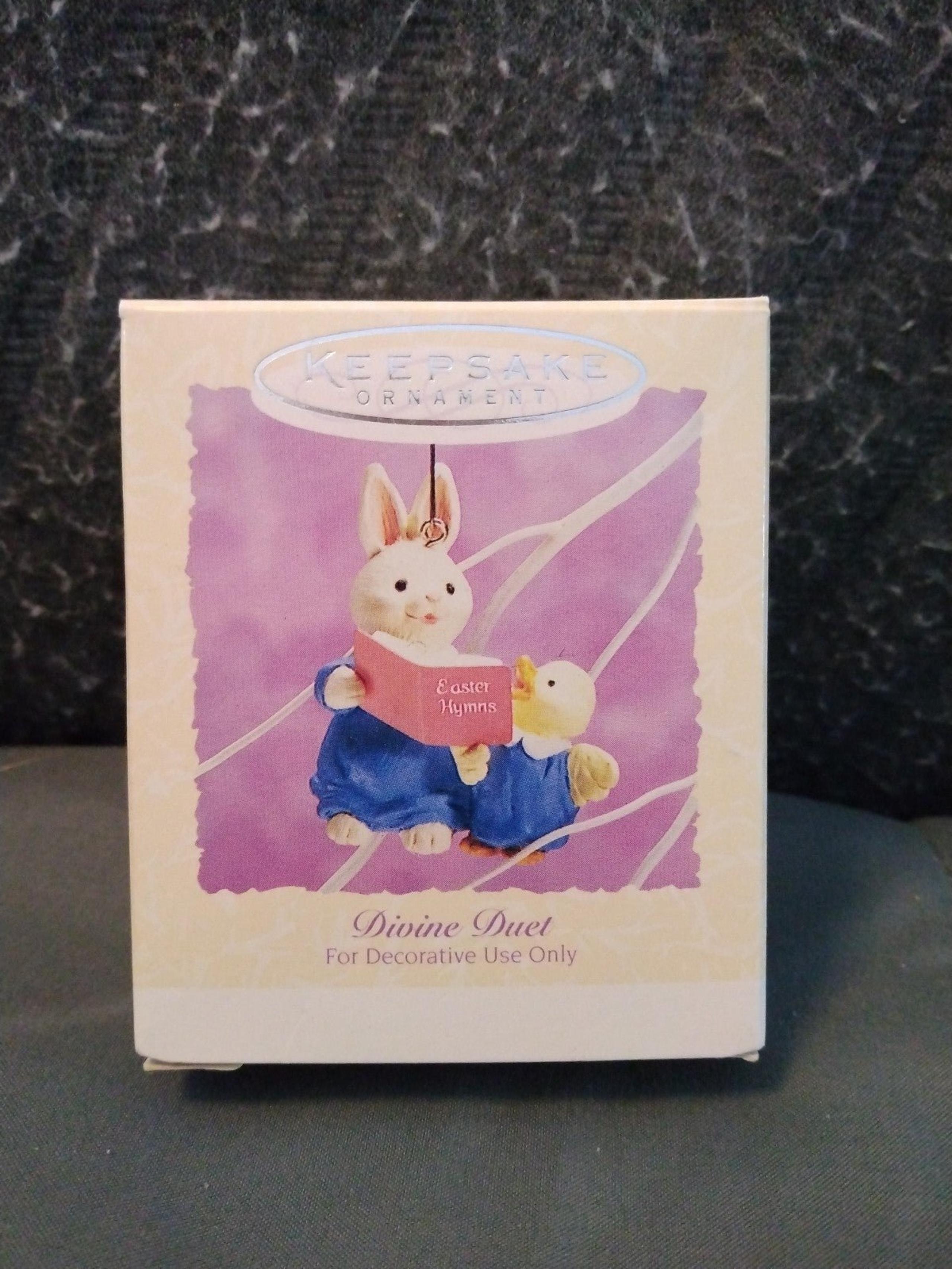 NIB Hallmark Keepsake Ornament Divine Duet Easter 1994