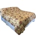 Croscill KING Comforter BedSkirt Shams 4 Piece Floral Tan Burgundy Romantic Soft