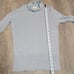Poetry Silk Cashmere Ribbed Knit Roll Neck Turtleneck Sweater Size 12 Mint Green