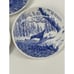 Porsgrund Norvegica Fauna Plates Blue White Lynx Bear Water Ouzel Set Of 3