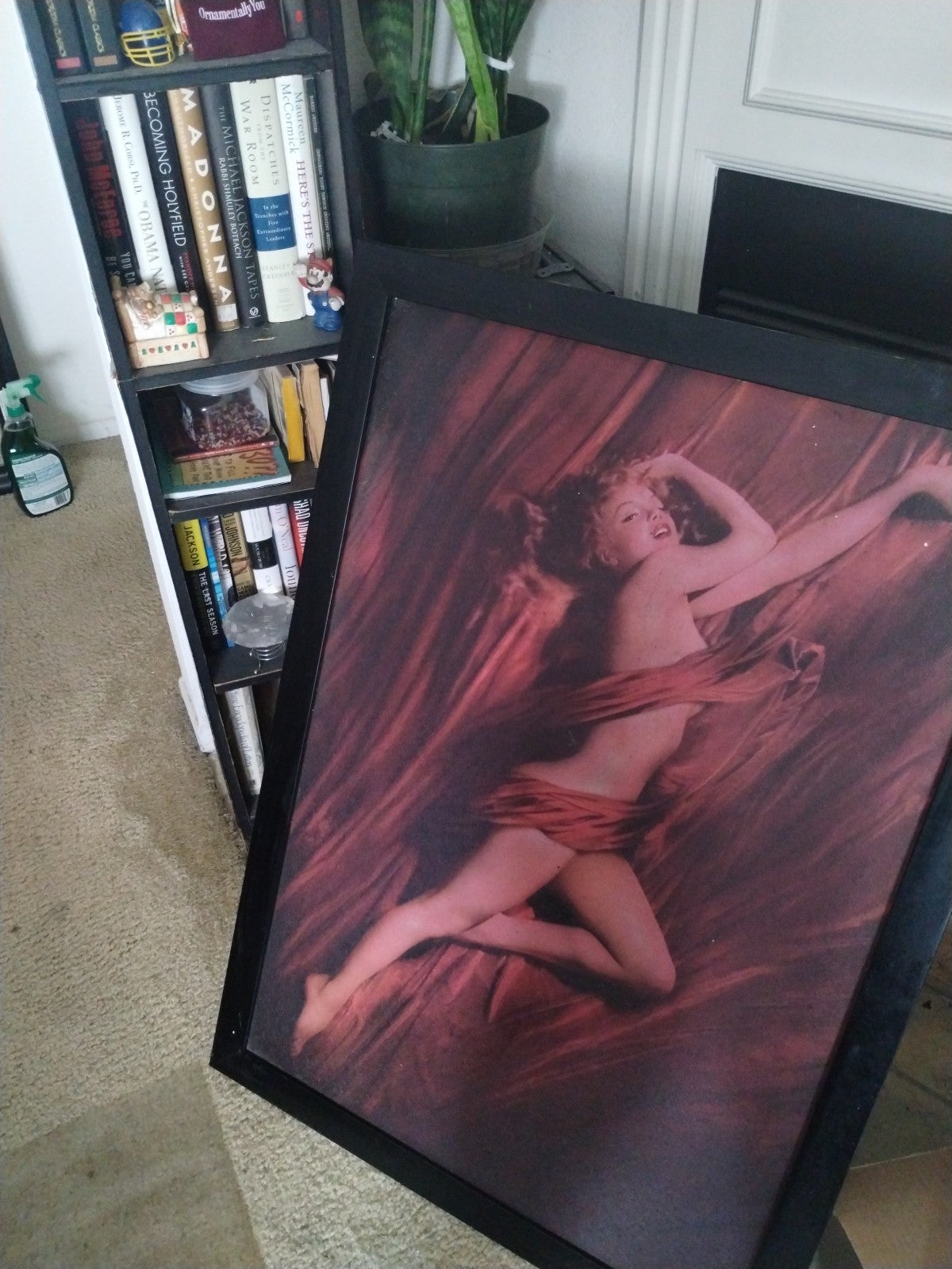 Marilyn Monroe 1950s Portrait with frame