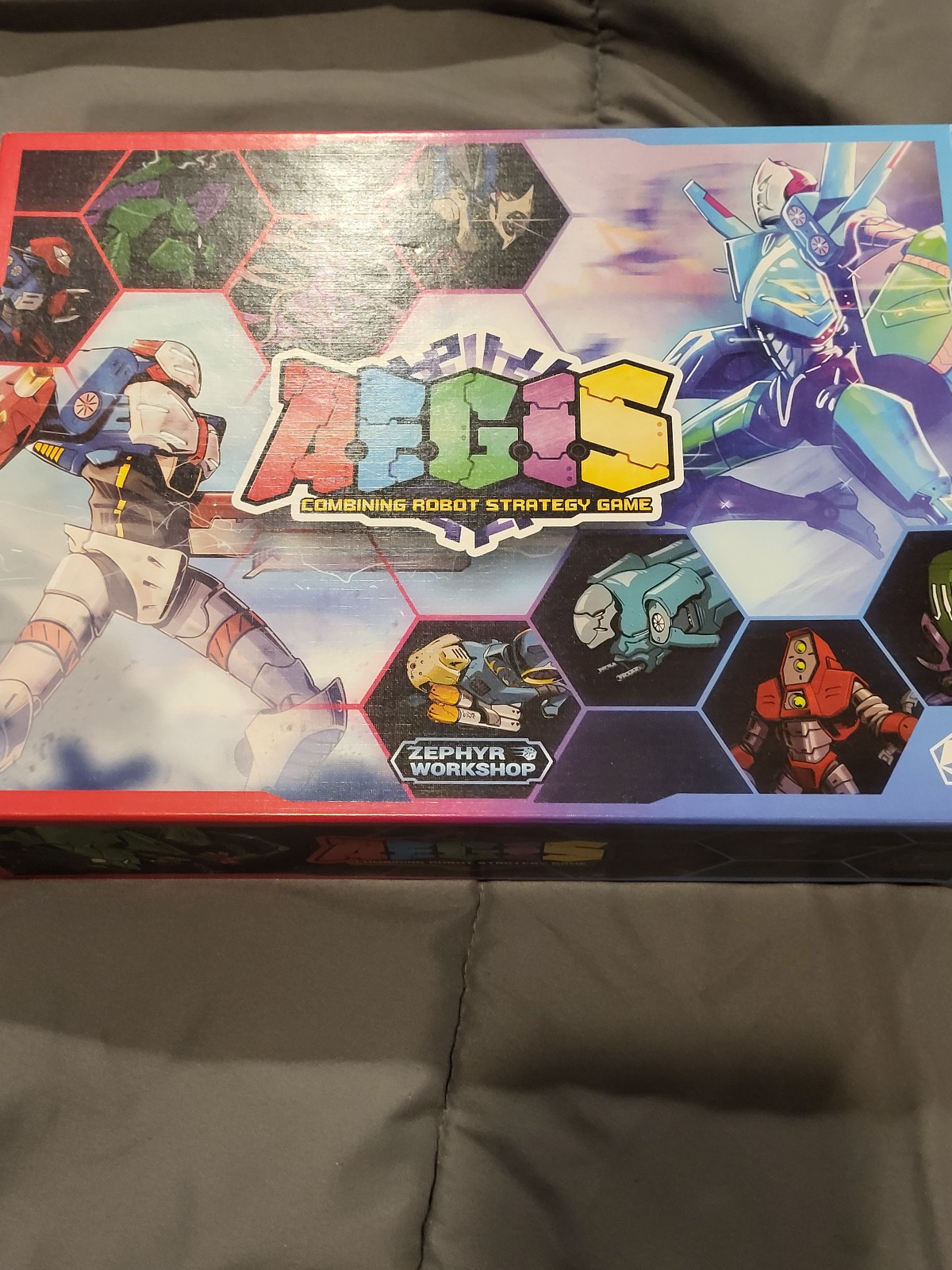 Aegis combining robot strategy game