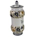 Ceramic Apothecary Jar with Lid Vintage Made in Italy Tinotur Aloes