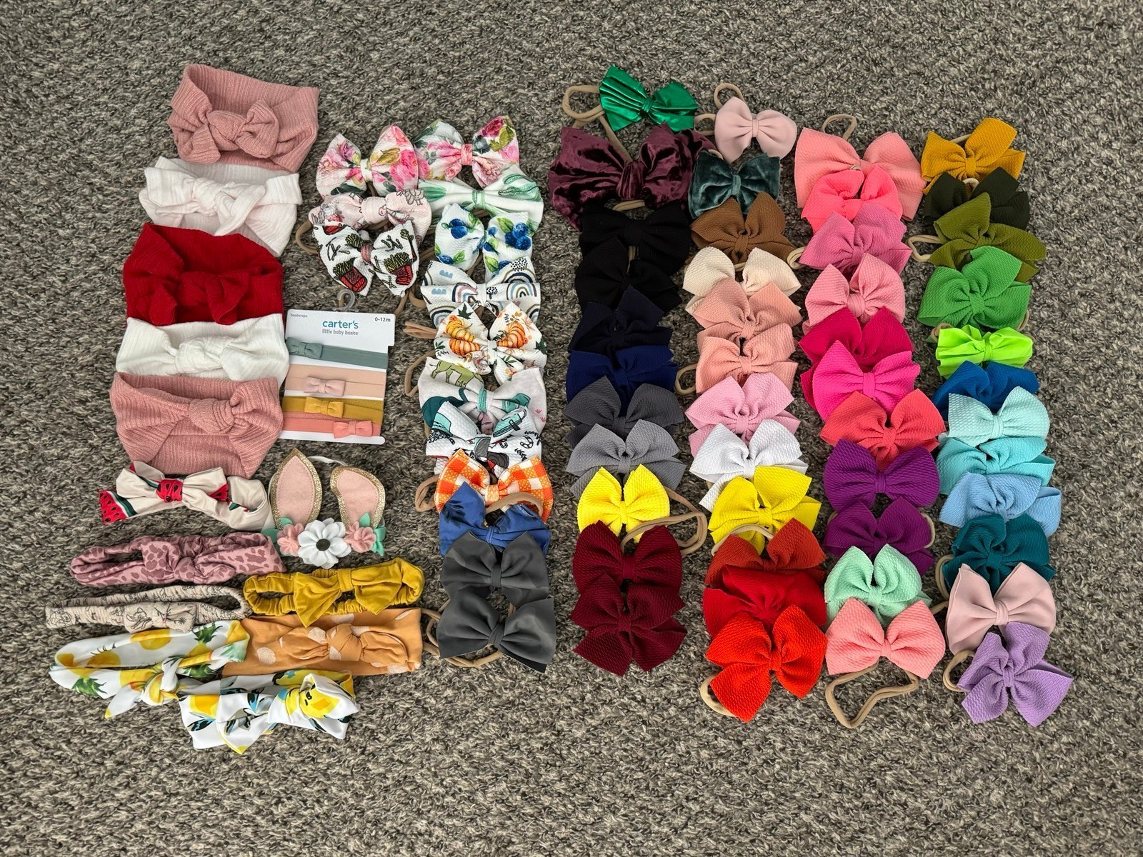 Baby girl hair bows bundle