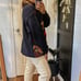 Vintage Pullover Mock neck Grandpa Sweater. Size M