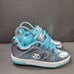 Women's Sz 6 Metallic Heelys Split Chrom
