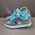 Women's Sz 6 Metallic Heelys Split Chrom