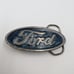 VINTAGE FORD BLUE OVEL BELT BUCKLE, 1980 Serial No 285 Made In The USA