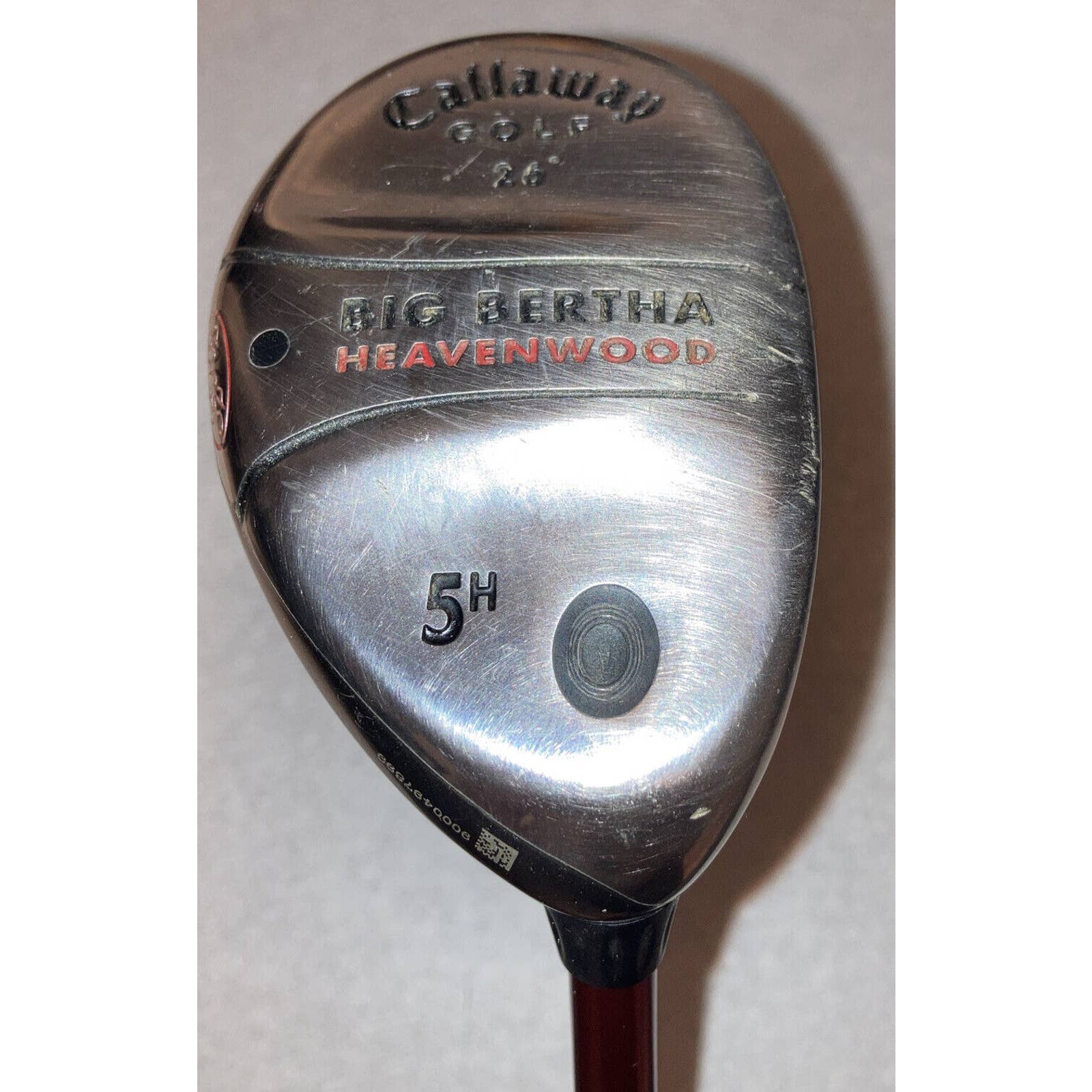 callaway big bertha Heavenwood 5 hybrid 26 Degree Right Handed
