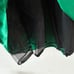 Jessica McClintock Gunne Sax Green Single Strap Dress Size 5/6 Prom Party Vtg