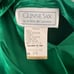 Jessica McClintock Gunne Sax Green Single Strap Dress Size 5/6 Prom Party Vtg