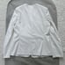 PLST (pronounced Plast ) Linen Blend No-Collar Pantsuit White Stretch