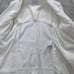 PLST (pronounced Plast ) Linen Blend No-Collar Pantsuit White Stretch