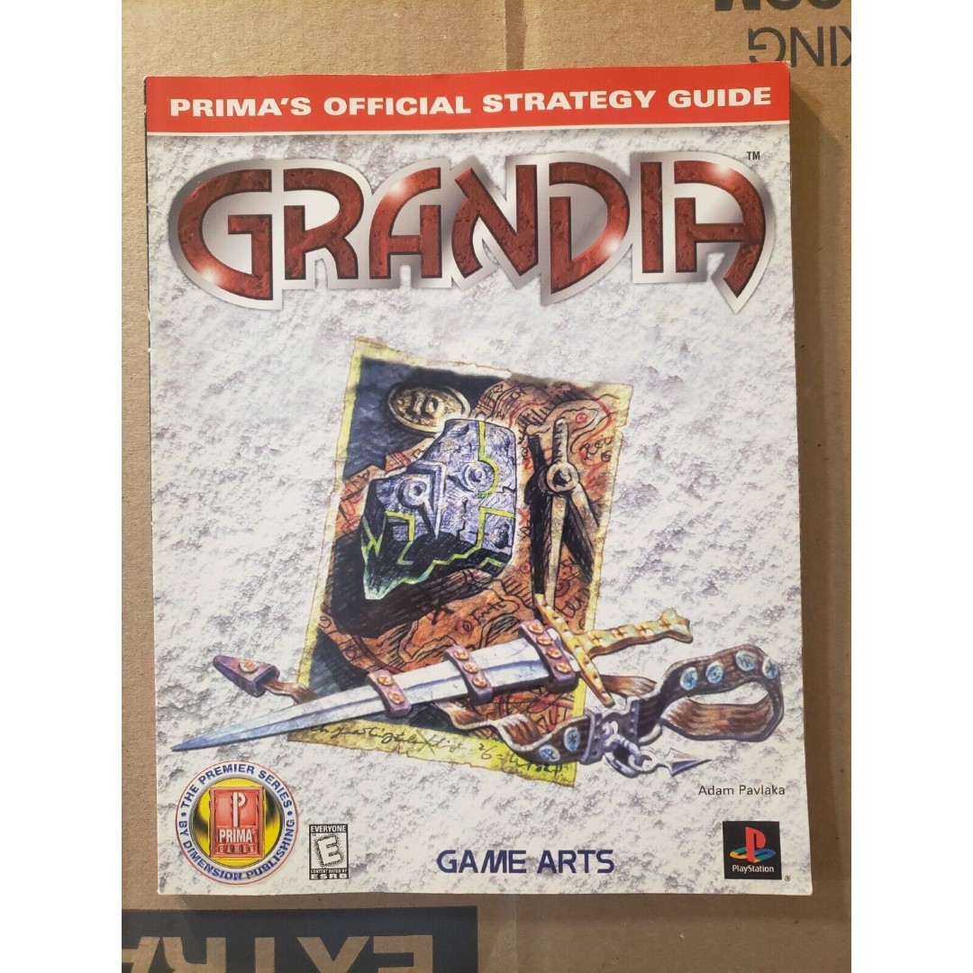 Grandia Prima Official Strategy Guide (1999) (PS1 Playstation) Rare JRPG