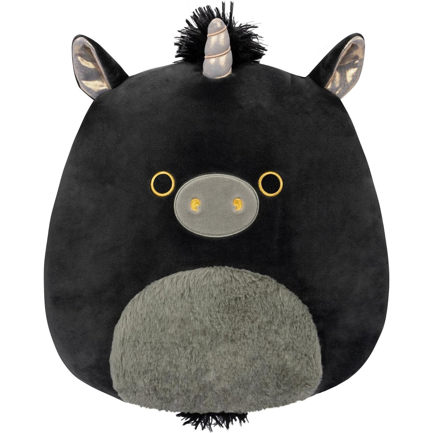 Squishmallows Nicolita the Black Unicorn 12 Stuffed Plush