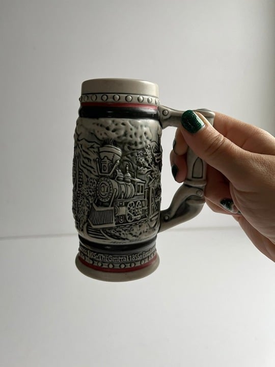 Vintage Avon Train Mug - Mini Beer Stein, Union Pacific, Twentieth Century